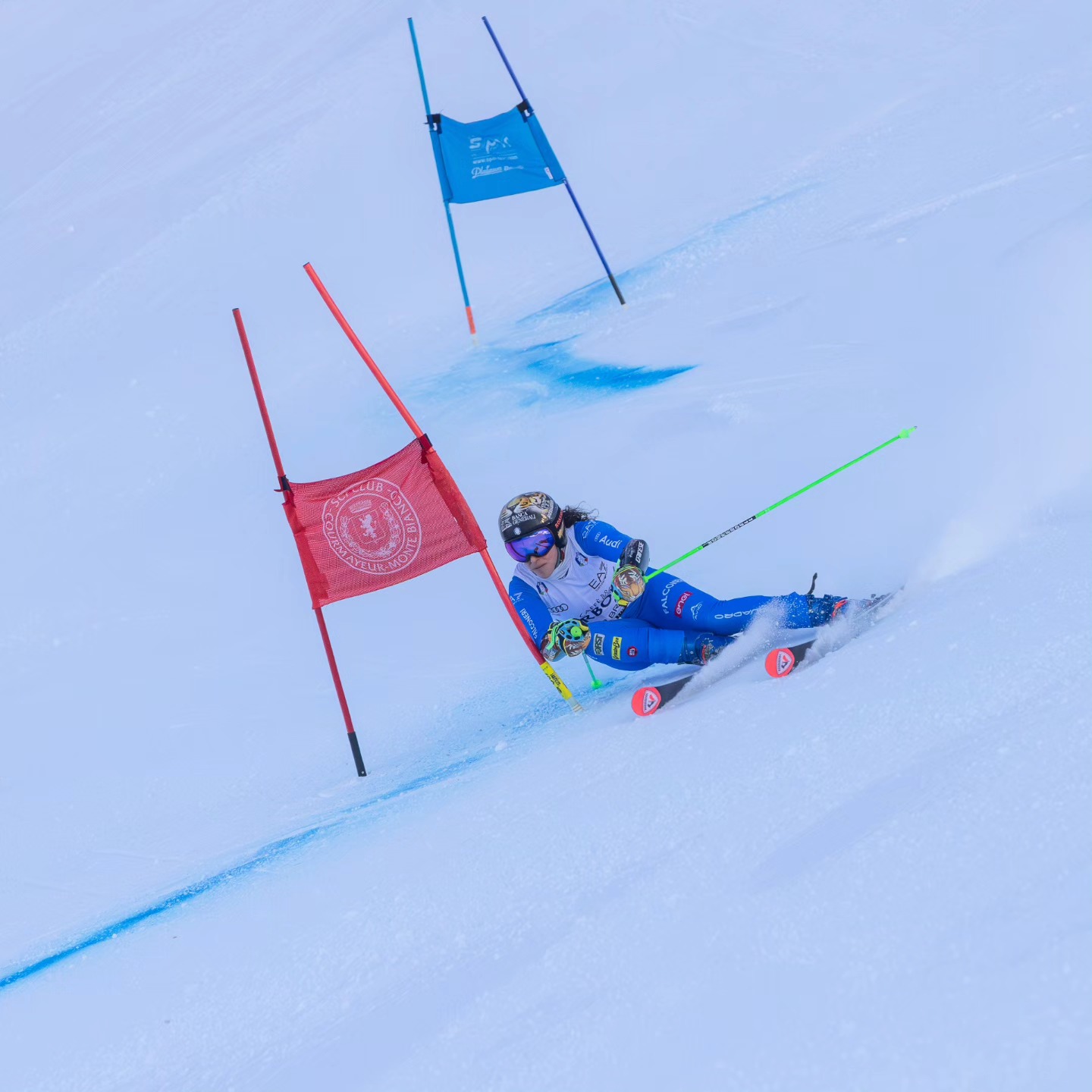 Federica Brignone in allenamento