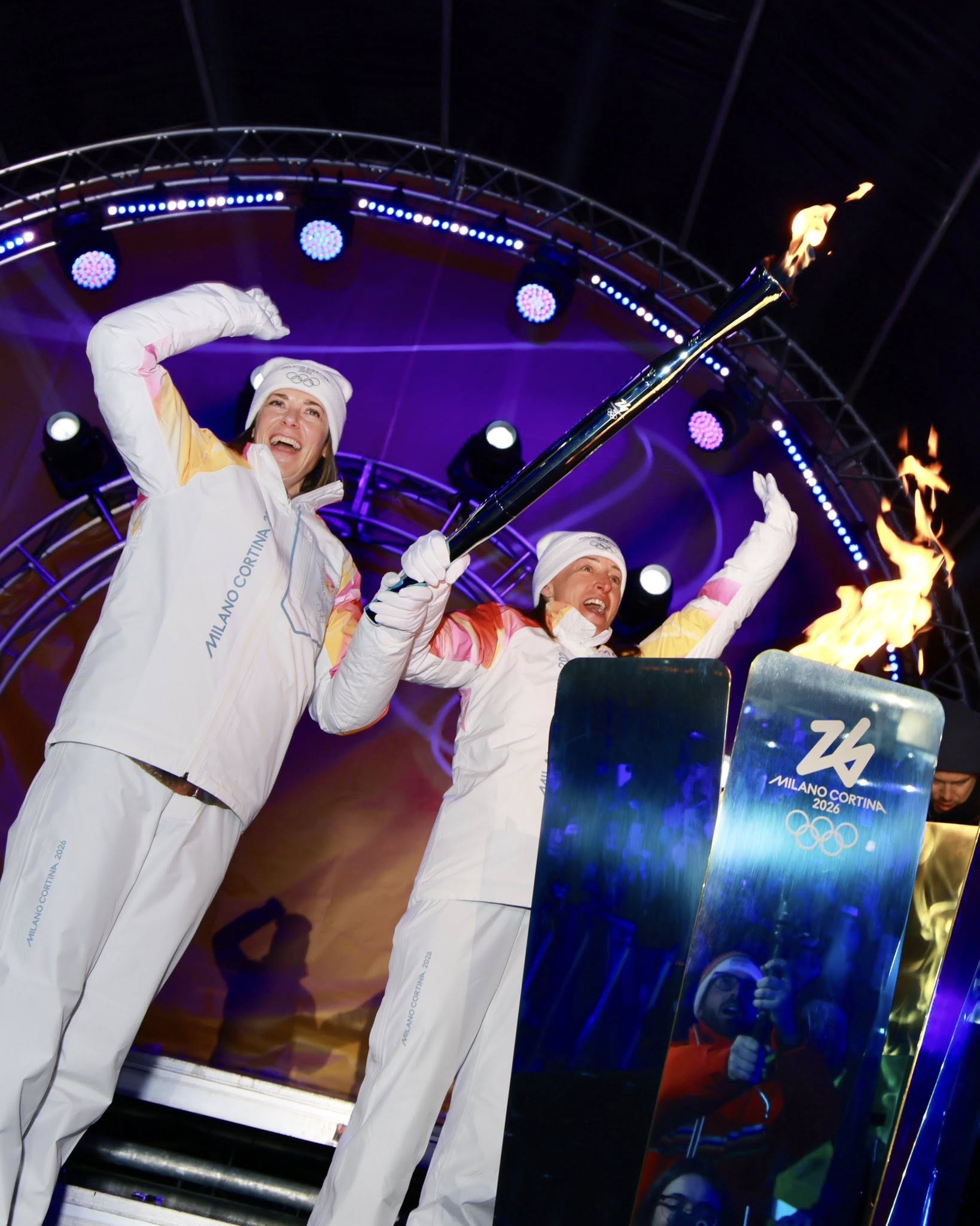 Fiamma Olimpica a Bormio