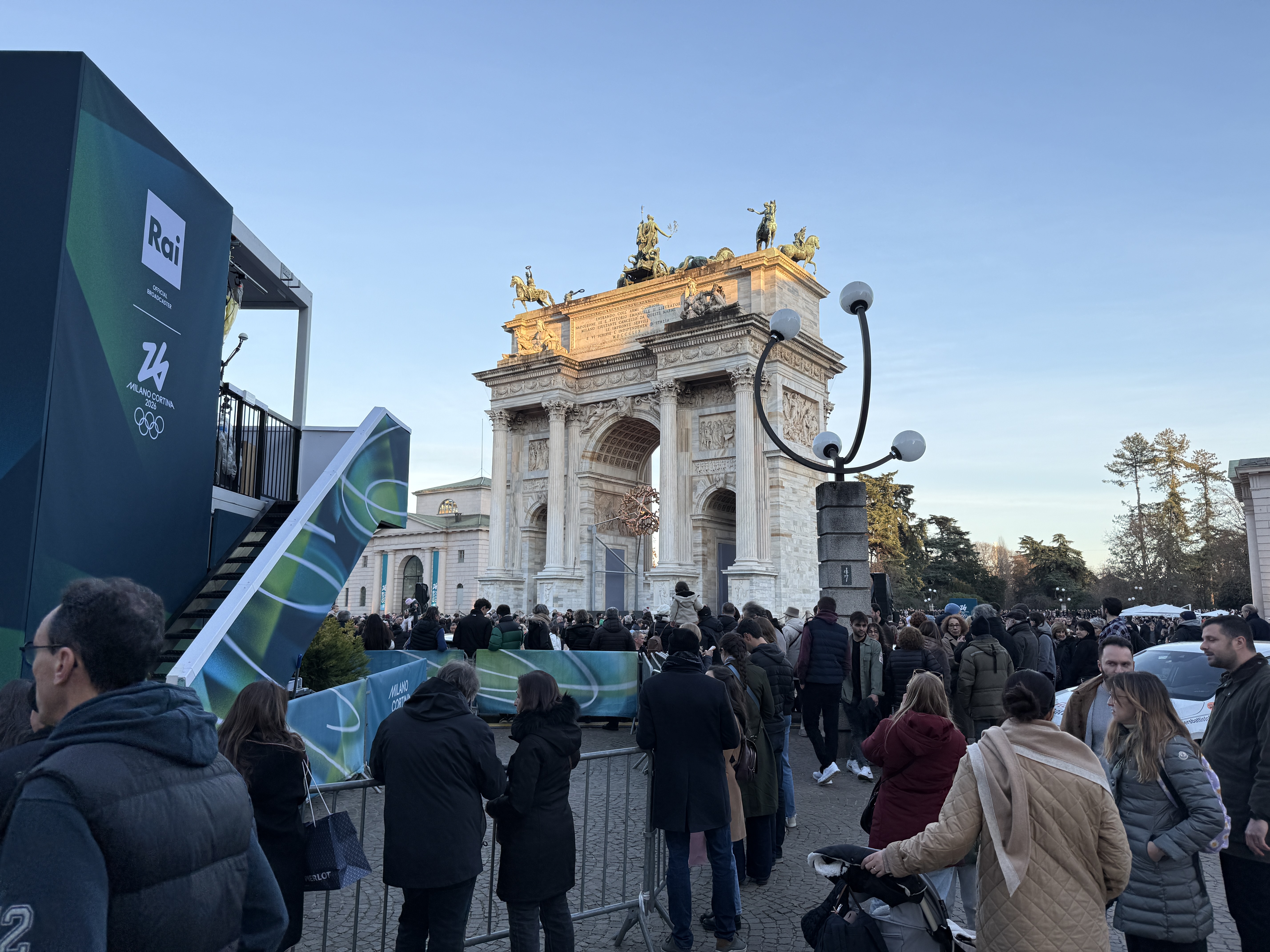 Arco della Pace con Braciere Olimpico