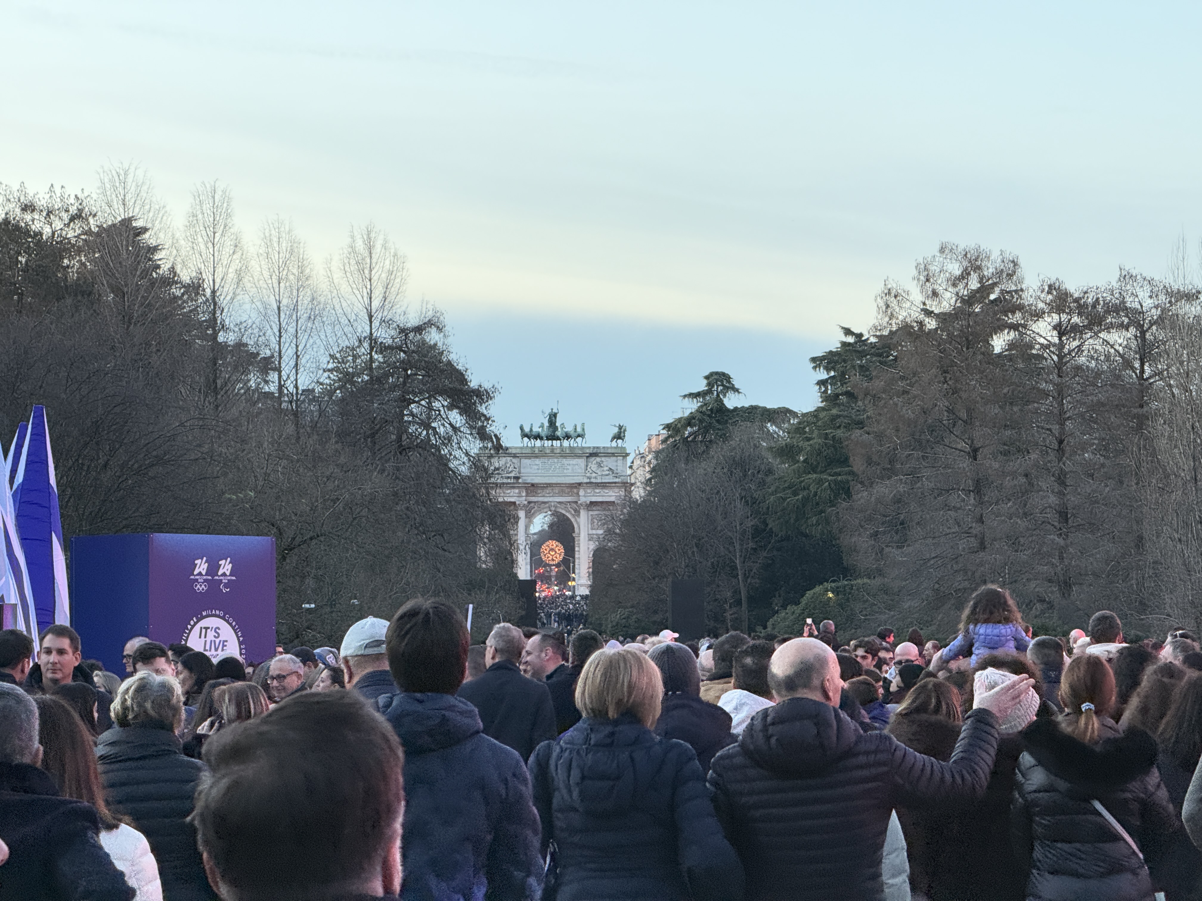 Milanesi nel Parco Castello