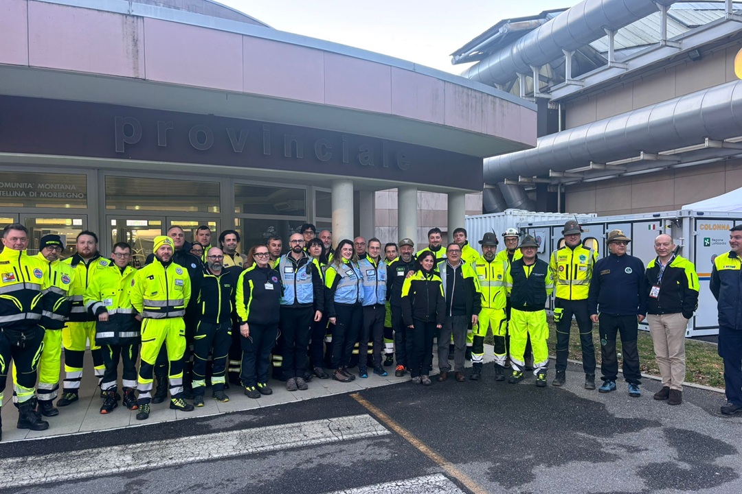 Protezione Civile a Morbegno