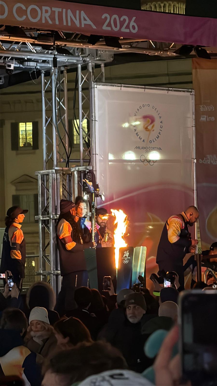 Braciere in piazza Duomo