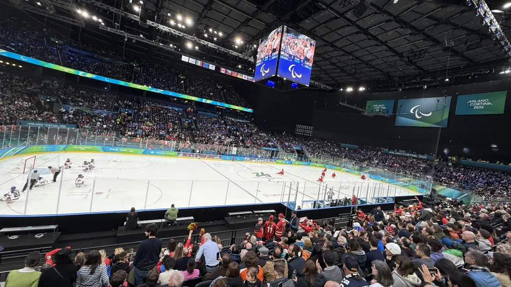 Finale Usa - Canada hockey paralimpico