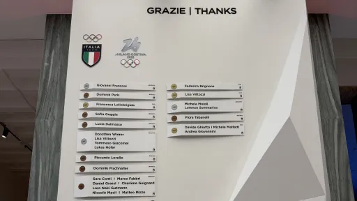 Medagliere Italia alla Triennale